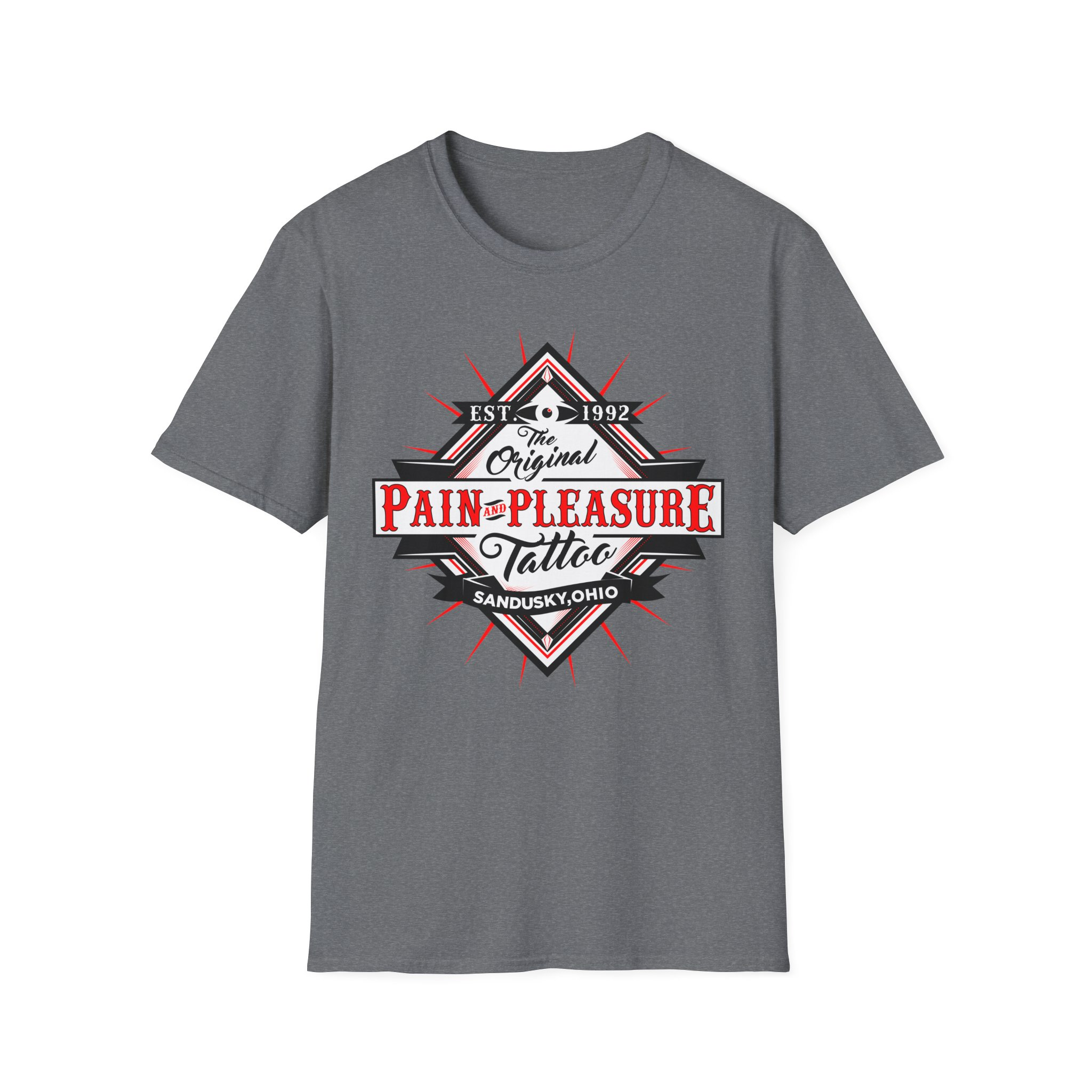 Pain And Pleasure Retro Logo T-shirt - Image 9