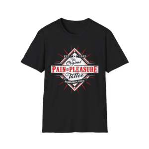 Pain And Pleasure Retro Logo T-shirt - Image 5